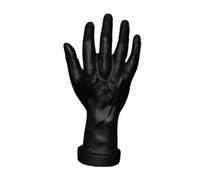 perfk Modello di Mano Maschile, Falsa Mano Umana spettrale realistica, Simulazione, battute Giocattolo, Mano di manichino per la Decorazione del Cosplay di, Destra, Nero