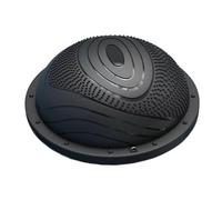 perfk Palla da Equilibrio, Mezza Palla da, Fascia di Resistenza con Pompa, Attrezzatura Versatile per Allenamento, Fitness, Squat in Palestra e, Nero