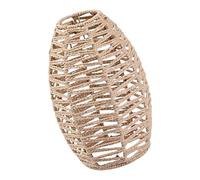 perfk Paralume per lampada a sospensione Paralume per plafoniera Boho Paralume in carta Corda in vimini Rattan Copri lampadario intrecciato per sala da, Stile D