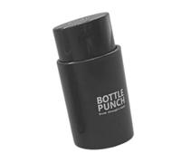 perfk Perforatrice per tappi di bottiglie d'acqua, per fori di cannucce, pratica e creativa, manuale, portatile, per utensili da punzonatura per casa, Nero