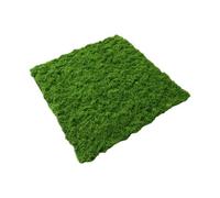 perfk Piante verdi artificiali di muschio finto, piante di licheni verdi finti, muschio decorativo per modelli architettonici, modelli di tavoli di sabbia, Verde Scuro