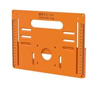 perfk Piastra di base della base di base della macchina da taglio, 28 cmx21 cm, tabella router in scala chiara Inserisci piastra multifunzionale portatile
