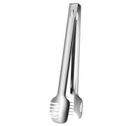 perfk Pinze da Cucina per Cucinare, pinze per Alimenti in Acciaio Inossidabile, per Pane in Metallo, per Alimenti per ristoranti, Barbecue, Uova, Catering, L
