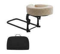 perfk Poggiatesta massaggiante per letto regolabile a casa Cuscino di supporto professionale per poggiatesta per viso Cuscino per letto di bellezza in, Bianco