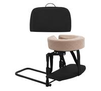 perfk Poggiatesta massaggiante per letto regolabile a casa Cuscino di supporto professionale per poggiatesta per viso Cuscino per letto di bellezza in, Colore Della Pelle con Vassoio