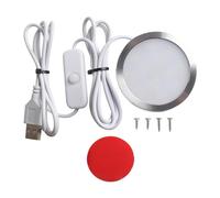 perfk Portalampada Con Interruttore, Potenza 5 V 3 W, L'illuminazione Da Incasso a LED, Kit Di Illuminazione Creativa a LED Crea La Tua Lampada Di Illuminazione Notturna Fai-Da-Te