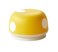 perfk Pouf poggiapiedi a Forma di, Stile Cartone Animato, Stabile, Portatile, sotto la scrivania, poggiapiedi, Cambio Scarpe, per Camera da Letto, Giallo