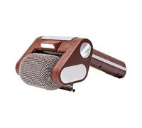 perfk Pulitore per griglia con Rullo in Acciaio Inossidabile da 350 Giri/min, Regalo, Spazzola per griglia Riutilizzabile e Rimovibile, Ricaricabile per, Marrone