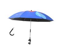 perfk Pusthoir Prasol Morsetto su ombrello pieghevole Sun Shades ombrello da spiaggia ombrello per bambini ombrello per sedia da spiaggia sport, Blu Scuro