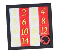 perfk Puzzle con numeri scorrevoli Gioco IQ Puzzle creativo Tangram Intelligenza Rompicapo Giocattolo per ragazzi e ragazze Regali di compleanno