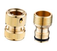 perfk Raccordo rapido per Tubo da Giardino, Raccordo filettato Professionale, Resistente alla ruggine, sostituisce Il connettore Maschio e Femmina ad Alte, Style C