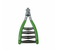 perfk Racquet Stringing Clamp Accessorio Racchetta Pinza Stringente Grooved Tool Tensionatore con Presa Precisa E Sicura Adatto per Manutenzione Sportivi Tecnici Club Professionali, Verde