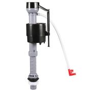 perfk Riparazione della valvola di riempimento del WC, ricambio di alta qualità, portatile, professionale, pratico, raccordo per serbatoio di riempimento, Fermaglio Rosso