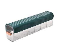 perfk Ripiani Pensili, Portaoggetti, Portaoggetti Bagno da Appendere, Cravatte Calzino Organizzatore Custodia Trasparente Appeso a Parete Organizzatore di Stoccaggio, Verde Scuro