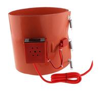 perfk Riscaldatore per secchio, riscaldatore per secchio, cuscinetto riscaldante per barile resistente alla temperatura, temperatura regolabile per grasso, Display Digitale