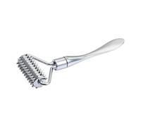 perfk Rullo per massaggio facciale metallo rullo professionale professionale portatile per massaggio facciale Tooks Beauty for Face Neck Muscle Scalp