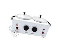 perfk Scaldacera a doppia pentola, depilatore facile da pulire con due vasi da 500 ml, kit per ceretta domestica da 200 W, macchina per fusione per