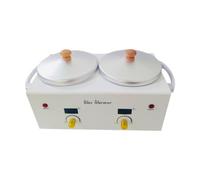 perfk Scaldacera per la depilazione, kit con doppio contenitore per cera, attrezzatura per viso e corpo, scaldacera per estetista principiante a domicilio