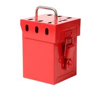 perfk Scatola di blocco per etichettatura e blocco, uso industriale, per uomini e donne, multiuso, portatile, per la gestione di gruppo, scatola di per