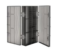 perfk Scatola Portaoggetti per Attrezzi per Capelli, Semplice E Portatile, con Griglie, per Barbiere, Ufficio, Casa