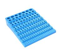 perfk Scatola portautensili per frese, dispenser per punte per cacciavite, multifunzionale, salvaspazio, con 187 fori