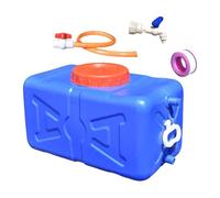 perfk Serbatoio dell'Acqua di Servizio, brocca d'Acqua a Prova di perdite, Riutilizzabile, con Tubo Flessibile, Secchio di stoccaggio, Blu 30kg