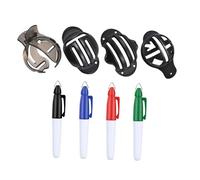 perfk Set di 8 Segnapalline da Golf E Pennarelli, Ideale Come Regalo per Golfisti.