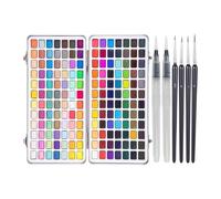 perfk Set di acquerelli da 168 Colori, Regalo con pennarelli ad Acqua, Ideale per dipingere per Principianti, Amanti della Pittura e Professionisti.