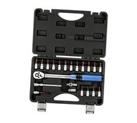 perfk Set di Chiavi Dinamometriche Da 1/4 di Pollice, Accessorio con Impugnatura Ergonomica, Resistente, Facile Da Installare E Manutenere, Ideale per, 21 Pezzi