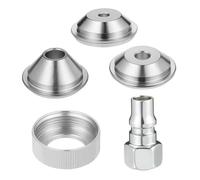 perfk Set di Punte per spruzzatore per Texture, 1 filettato, Leggero, Robusto, 3 Punte per ugelli, Pittura per pareti in cartongesso, per ugelli per