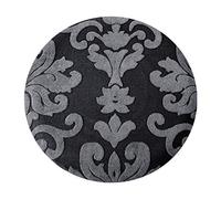 perfk Sgabello da Bar Copre Elastico Bar Rotondo Sedia Copre Lavabile Sgabello Cuscino Fodera per la Casa Bar, Uso Dell'hotel, 11-14 Pollici di Diametro - Nero