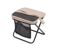 perfk Sgabello Pieghevole per Zaino, Sedia da Campeggio Portatile, poggiapiedi, Borsa a Tracolla, Sedia pigra per Esterni, Sedile da Pesca per Donne e, Khaki And S