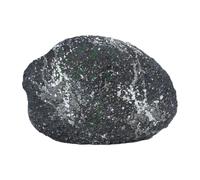 perfk Simulazione realistica di Una Roccia Artificiale in Schiuma, Pietra Artificiale Finta per la Decorazione del Paesaggio del Cortile di casa, Nero