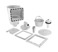 perfk Skimmer Pool White Easy Installa la Sostituzione ad Alte Prestazioni Sturby Resistente Kit di Pulizia della Piscina Accessori per la Pulizia della