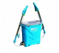 perfk Spandiconcime Zaino Manuale Agricolo Spargitore Dosaggio Preciso Serbatoio 25L Acciaio Inox E Plastica con Spallacci Ergonomici Adatto a Campi di Mais Domestici