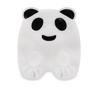 perfk Spazzola per piedi e schiena per doccia, in silicone, con cuscino massaggiante per vasca da bagno, con ventose, multiuso, a forma di panda