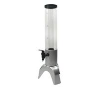 perfk Speenser di birra Tabletop con tubo freddo, distributore di bevande con supporto, torre mimosa, per esterno, casa, Argento, 1.5l