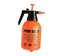 perfk Spruzzatore a Pompa Portatile, spruzzatore d'Acqua, Bottiglia Multiuso Professionale con ugello in Ottone, Portatile per Piante, Prato, Arancia 2l