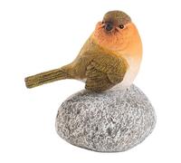 perfk Statua dell'uccello con Scultura in Resina in Pietra Regalo Carina per papà Ornamento figurina per Uccelli per Cortile da Fattoria, 85x55x10cm