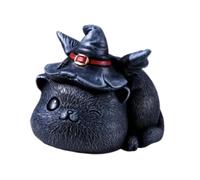 perfk Statua di Gatto in Resina, Decorazione per Il Tè, Arte, Artigianato, Ornamento Da Tavolo, Scultura per Mobile, Sala Da Tè, Libreria, Soggiorno, B