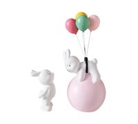 perfk Statuina a Forma di con Palloncino, Statua di Coppia, Scultura Moderna in Resina, Figura di Volante per la Decorazione della, Rosa