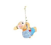 perfk Statuina di Coniglio rampicante, Scultura Animale, realistica, Leggera, Ornamento da Appendere, Statua di Coniglio da Giardino per l'abbellimento