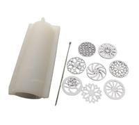 perfk Strumento per creare una colonna rotonda in silicone per sapone, ideale per realizzare regali, budini e candele.