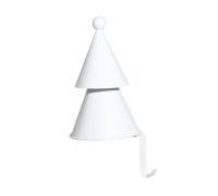 perfk Supporto per calza di Natale, gancio per appendere la calza, facile da installare, supporto multiuso per, decorazione natalizia per mensola per, Bianco