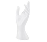 perfk Supporto Per Espositore, Supporto Per Gioielli, Porta Anelli Decorazione Multifunzionale Manichino Femminile Mano Sinistra Espositore Per Gioielli Espositore Per Collana - Bianco