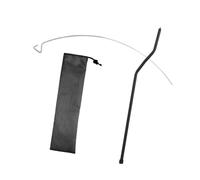 perfk Supporto per Lanterna da Campeggio, portalampada sospeso, Regalo per Pesca con Borsa portaoggetti, Gancio per palo della Lampada per Barbecue,