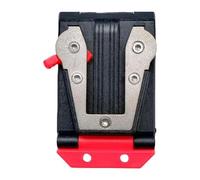 perfk Supporto per metro a nastro, clip per cintura, portautensili, accessori in metallo, kit di modifica, compatto, multiuso, accesso rapido, Td a Sinistra