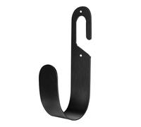 perfk Supporto per tubo da giardino, supporto per tubo dell'acqua, montaggio a parete, robusto acciaio al carbonio, salvaspazio, comodo, multiuso,