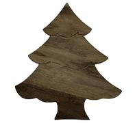 perfk Tagliere da Portata, Vassoio per antipasti a Forma di Albero di Natale in Legno, Tagliere da Cucina, Piatto per dolciumi