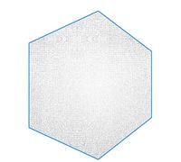 perfk Tappetino da Picnic Foglio di Alluminio Eva Resistente all'umidità Cuscino per materassino Pieghevole Esagonale Isolato per Esterni, Tende, Forniture